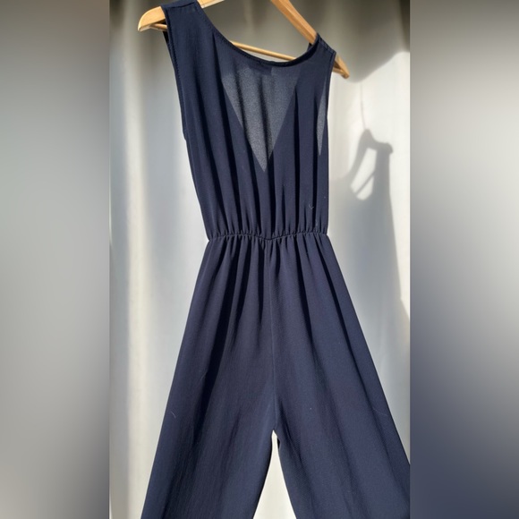 Italian Jumpsuit, Navy - Picture 2 of 13